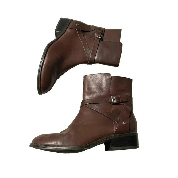 Lauren by Ralph Lauren Shoes - Brown Ralph Lauren Leather Ankle Boots Marisol Women’s 8